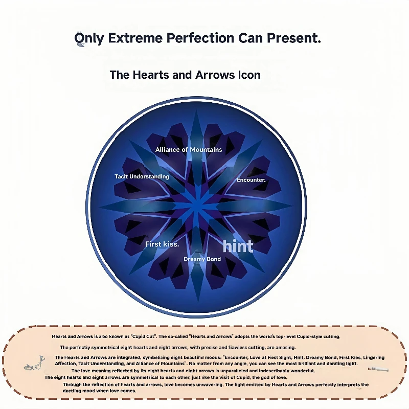 hearts and arrows lab grown loose diamond