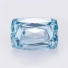 elongated cushion cut blue lab grown loose diamond