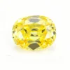 long european cut fancy vivid yellow lab grown loose diamond