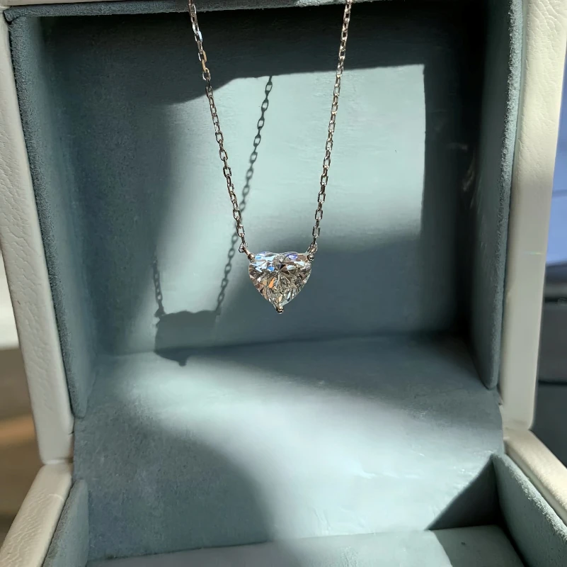 lab grown heart shape white diamond (cvd) 2