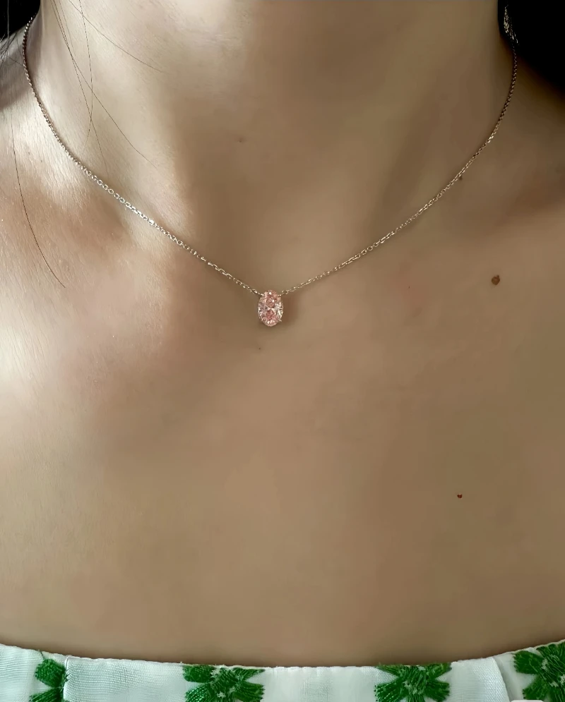 lab grown pink cushion cut square diamond (cvd) | igi certified